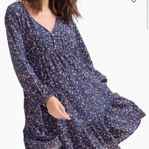 Hatch Maternity Kelsey Dress. Size 1. Navy